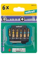 Wolfcraft Diamant-bit-box | Kruiskop | PH/PZ | 7-delig | 1 set - 2963000 - thumbnail