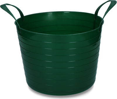 Emmer V-Trug Flexi groen 40 l