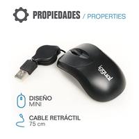 Muis iggual IGG316832 800 DPI RETRACTIL - thumbnail