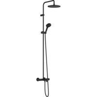 Hansgrohe Vernis Blend showerpipe 240 1jet met badthermostaat, mat zwart - thumbnail