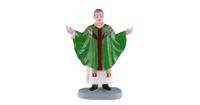 Lemax parish priest kerstdorp figuur type 1 Caddington Village 2020 - thumbnail