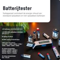 Ansmann 1900-0110 vermogen / batterij tester Wit - thumbnail