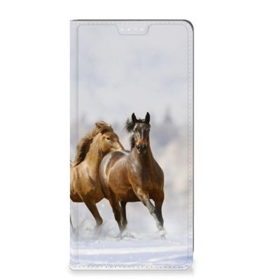 Motorola Moto G73 | Hoesje maken | Paarden Motorola Moto G73 | Hoesje maken | Paarden