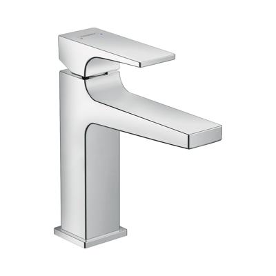 Hansgrohe Metropol 110 wastafelkraan - 18.4cm hoog - push open waste - voorsprong 13.5cm - chroom 32507000