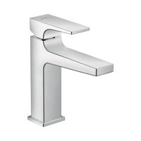 Hansgrohe Metropol 110 wastafelkraan - 18.4cm hoog - push open waste - voorsprong 13.5cm - chroom 32507000 - thumbnail