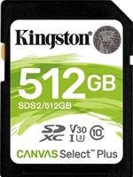 Kingston Canvas Select Plus SDXC 512 GB geheugenkaart - thumbnail