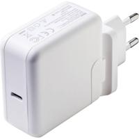 Dehner Elektronik Reislader 45 W 1x USB-C USB PD, USB PD 3.0, QC 3.0 Wit Met adapter voor Europa, USB Power Delivery (USB-PD), Gestabiliseerd, - thumbnail