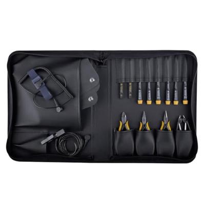 Bernstein Tools for Electronics Antistatic 2220 Gereedschapsset Professioneel Incl. tas 12-delig