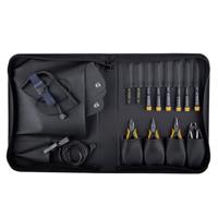 Bernstein Tools for Electronics Antistatic 2220 Gereedschapsset Professioneel Incl. tas 12-delig - thumbnail