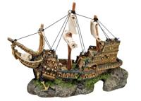 Nobby Aqua Ornaments schip, 33 x 13 x 23 cm - thumbnail