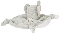 Steiff Trampili Olifant knuffeldoek - 28 cm - knuffeldier voor baby's - pluche olifant - zacht en wasbaar - grijs/roze - (241680) - thumbnail