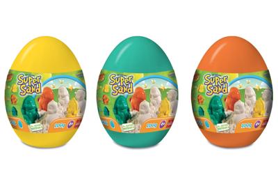 Super Sand Eggs - ei met vormpje en 100g super sand