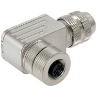 Weidmüller 1125550000 Sensor/actuator connector, niet geassembleerd M12 Aantal polen (sensoren): 4 Bus, haaks 1 stuk(s) - thumbnail