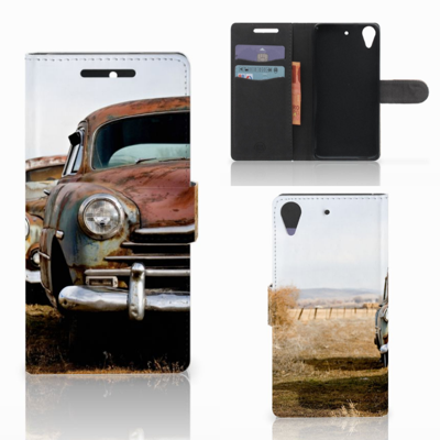 HTC Desire 628 Telefoonhoesje met foto Vintage Auto HTC Desire 628 Telefoonhoesje met foto Vintage Auto