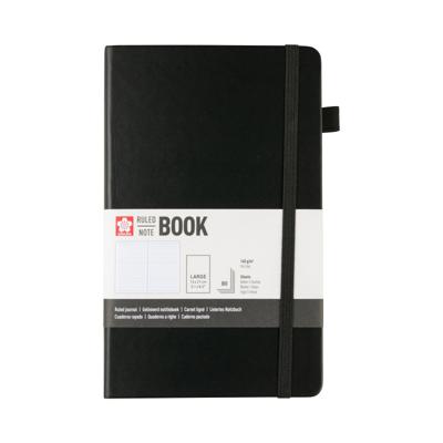 Notitieboek sakura large lijn zwart