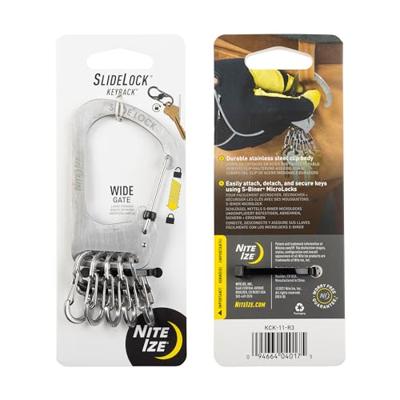 NITE Ize NI-KCK-11-R3 NI-KCK-11-R3 Sleutelhouder Zilver 1 stuk(s)