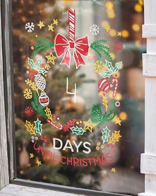 Uni-Ball Krijtmarkers Kerst