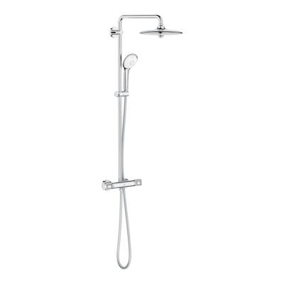Grohe Euphoria 260 regendoucheset met 6 straalsoorten en thermostaatkraan Ø26cm chroom