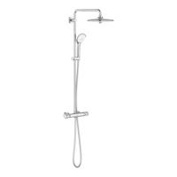 Grohe Euphoria 260 regendoucheset met 6 straalsoorten en thermostaatkraan Ø26cm chroom - thumbnail