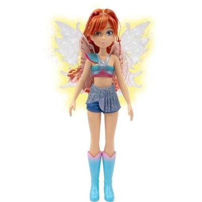 Boneca Winx com asas que acendem - Bloom - 26 cm - Idade recomendada: 3+ anos - WNX781