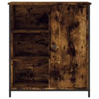 Dressoir 70x30x80 cm bewerkt hout gerookt eikenkleurig - thumbnail