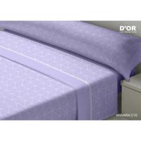 Beddengoedset D'Or ANKARA Mauve Bed van 150 Franela - thumbnail