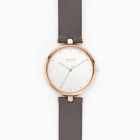 Horlogeband Skagen SKW2828 Leder Bruin 16mm - thumbnail