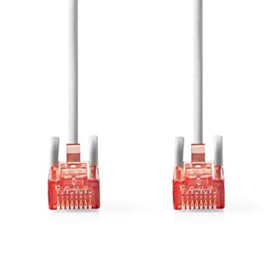 Nedis CCGL85200GY200 Cat6 Netwerkkabel Rj45 Male Rj45 Male U/utp 20.0 M Rond Pvc Grijs Label