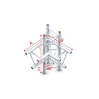 MILOS Milos Pro-30 Triangle F Truss - Corner up/down, left - 71 cm - thumbnail