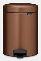 Brabantia Pedaalemmer NewIcon 5 liter Warm Bronze - thumbnail