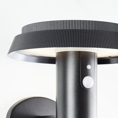 Brilliant Alvero G40430/06 Wandlamp op zonne-energie met bewegingsmelder LED 4 W Zwart