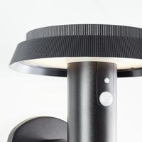 Brilliant Alvero G40430/06 Wandlamp op zonne-energie met bewegingsmelder LED 4 W Zwart - thumbnail
