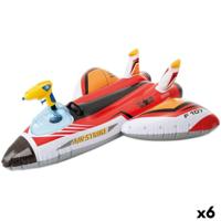 Opblaasbaar matras Intex Waterpistool Vliegtuig 117 x 117 cm (6 Stuks) - thumbnail