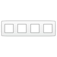 Niko Original afdekraam 4 voudig wit 101-76400 - thumbnail