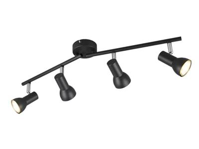 Trio PlafondlampCantar zwart 4-lichts - R81794032 Trio PlafondlampCantar zwart 4-lichts - R81794032