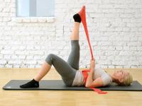 Sissel Fitband 2m Medium Rood + Clip - thumbnail