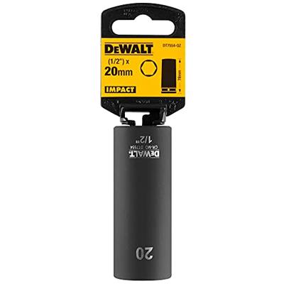 DeWalt Accessoires Impact dop 20mm 1/2" (Lang - 78mm) - DT7554-QZ