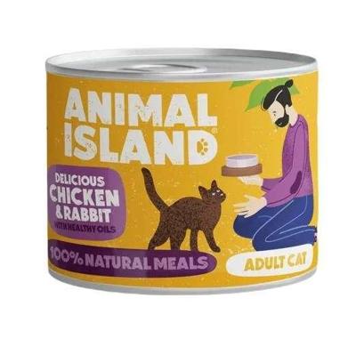 ANIMAL ISLAND Chicken and rabbit - nat kattenvoer - 200g