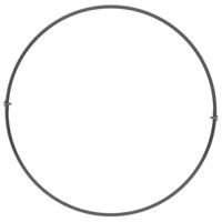 VidaXL Plantenring zwart 30 x 30 x 20 cm koudgewalst staal - thumbnail