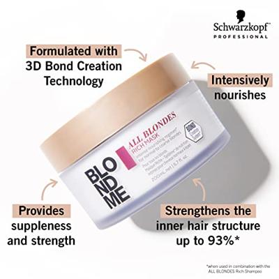 Schwarzkopf - Blond Me All Blondes Rich Mask Maskers 200 ml Dames