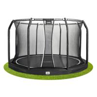Premium Grond Combo 366cm Trampoline Zwart - thumbnail