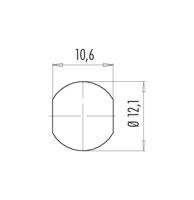 binder 99-9116-00-05 Ronde connector Flensbus Totaal aantal polen: 5 Serie (ronde connectoren): 720 1 stuk(s) - thumbnail
