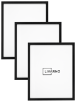 LIVARNO Set van 3 fotolijsten 40 x 50 cm (3-delig zwart posterframe) - thumbnail