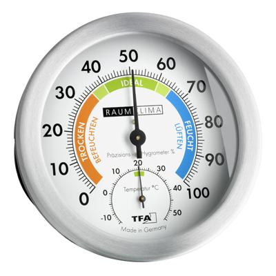 Thermo- en hygrometer 45.2028 (Ø) 120 mm