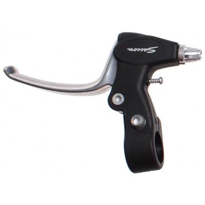 remgreep V-brakes links 3-vinger zilver/zwart