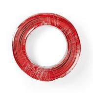 Speaker-Kabel | 2x 0,75 mm2 | 100 m | Folieverpakking | Zwart/Rood
