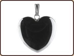 Hartvormige Edelstenen Hanger Hematiet (20 mm) Hartvormige Edelstenen Hanger Hematiet (20 mm)