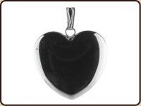 Hartvormige Edelstenen Hanger Hematiet (20 mm) - thumbnail