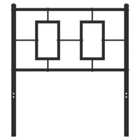 Hoofdbord 80 cm metaal zwart - thumbnail