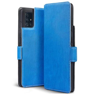 Qubits - slim wallet hoes - Samsung Galaxy A51 - Lichtblauw Qubits - slim wallet hoes - Samsung Galaxy A51 - Lichtblauw